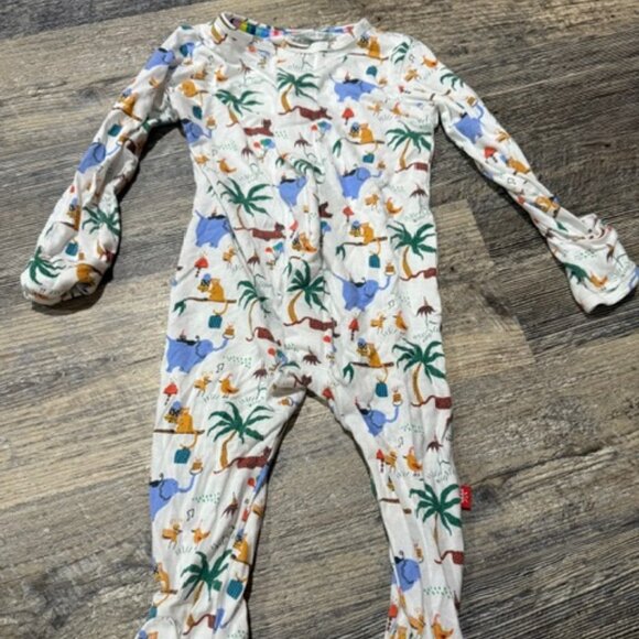 Magnetic Me 3-6 Months Pajams Party Animal Print - Picture 1 of 4